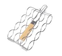 Zusammenklappbarer Maisgrillhalter Edelstahl - Mobiler Maiskolbenhalter für Grill, BBQ & Picknick - Sicheres ohne Verbrennen - Tragbarer Maisständer - 395g
