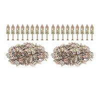 ZUSNEEWIN 100X Anclajes Autoperforantes para Paneles de Yeso con Tornillos, Kit de Anclaje para Huecas con Tornillos, Adecuado para Tableros Aislantes de, Estantes