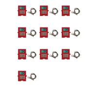 ZUSNEEWIN 10X Equilibrador 3-4S 5A con Pantalla de Voltaje TFT Lipo/Lifepo4, Comprobador de Voltaje de Batería, Ecualizador de Transferencia de Energía