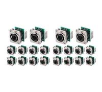 ZUSNEEWIN 20 Conectores de Chasis Ethercon Rj45, Conector de Paso Ethercon NE8FDP, Conector de Montaje en Panel RJ45 Cat5 Serie D