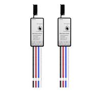 ZUSNEEWIN 2X Control Remoto Inalámbrico 433Mhz Receptor de Relé DC 3.6V 6V 12V 1CH Módulo para Luz de Lámpara LED DIY