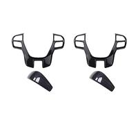 ZUSNEEWIN 2X para Everest Endeavour 2015+ Volante de Fibra de Carbono Y Cubierta de Cambio de Marchas Accesorios de Decoración Embellecedor