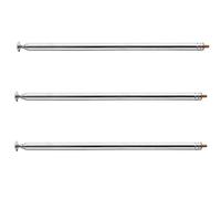 ZUSNEEWIN 3piezas 98cm 38.5 Pulgada 7 Secciones Reemplazo de Antena Telescopica para FM Radio TV