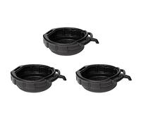 ZUSNEEWIN 3X Bandeja de Drenaje de Aceite de 10L, Tanque Colector de Motor, Caja de Cambios, Bandeja de Viaje para Reparación, Herramienta de Garaje para Cambio de Fluido de Combustible