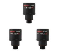 ZUSNEEWIN 3X Lente CCTV 1/2.5 Pulgadas 6-22mm 5MP Lente Varifocal F1.6 para 4MP / 5MP CMOS/CCD Sensor Camara IP/AHD de Seguridad