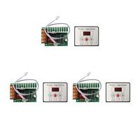 ZUSNEEWIN 3X Regulador de Voltaje SCR de CA de 4000 W, Regulador de Temperatura de Velocidad del Motor EléCtrico para Motores de Calentador de Agua con Interruptor
