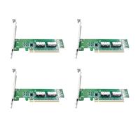 ZUSNEEWIN 4X Adaptador de Placa Base PE5160-4IL PCIe5.0 X16 A Placa Adaptadora MCIO 8I Requiere Tarjeta Dividida Compatible con Placa Base