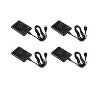 ZUSNEEWIN 4X Lector de Tarjetas de Identificacion de Ordenador Escritorio USB RFID Lector de Tarjetas Sin Contacto