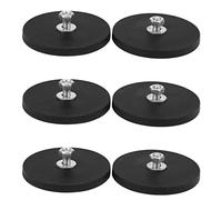 ZUSNEEWIN 6Pcs 45KG ImáN de Neodimio Potente Disco con Costos D88X8mm Rosca M8 Superficie Proteger Mount CáMara Coche de Luz LED para VehíCulos Todoterreno O Camiones Luz de Trabajo