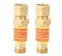 ZUUOZBYY 2 piezas Herramientas de soldadura de gas Herramientas ligeras de electricista Cobre para prevenir el retroceso de acetileno