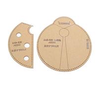 ZUUOZBYY 2 Piezas Plantilla De Cartera De Acrílico Plexiglás Hecha A Mano Bolso De Tarjeta De Cuero con Patrón De Mariquita DIY