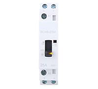 ZUUOZBYY 2P25A Contactor Modular de CA doméstico con función de Control Manual 230 V 50/60 Hz (2NC)