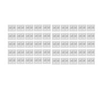 ZUUOZBYY 50 soportes de plástico para esquinas de ángulo recto, soportes de ángulo para muebles