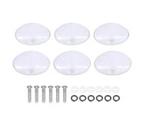 ZUUOZBYY 6 Piezas de Botones de Cuerda de Guitarra Popular, Mango de Perilla, sintonizador, Piezas de Botones de Clavija de afinación (Blanca)