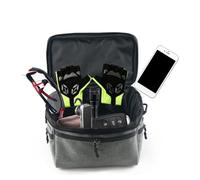 ZUUOZBYY Bolsa para Manillar Bolsa para Tubo Delantero para Bicicleta Bolsa para Alforja para Bicicleta Bolsa para Hombro Bolsa para Transporte (Gris)