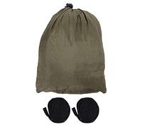 ZUUOZBYY Cama Colgante portátil con Hamaca Doble de Viaje para Acampar con Correa para árbol (DE Verde)