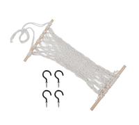 ZUUOZBYY Hamaca Colgante de Frutas con Ganchos Tejida a Mano Debajo del gabinete Red de Hamaca de Frutas para Cocina (50cm)