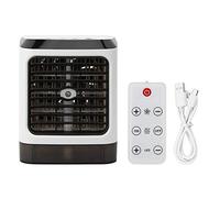 ZUUOZBYY Humidificador Enfriador De Aire con Ventilador De Aire Acondicionado USB Portátil con Luz LED para El Dormitorio De La Oficina En Casa