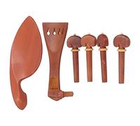ZUUOZBYY Juego de reposacabezas para violín 4/4 Cordal de Madera Clavija de afinación Kit de Botones Finales Piezas Accesorio BZ10