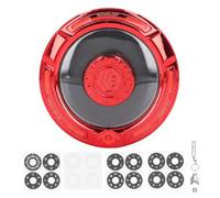 ZUUOZBYY Juguete Giratorio Que Brilla en la Noche Oscura con la yema del Dedo, Juguete ergonómico de rotación para TDAH con luz Violeta (Roja)