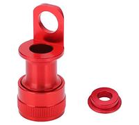 ZUUOZBYY Lp Pedal de bicicleta Adaptador de soporte de liberación rápida Pedal Hebilla Soporte de cabeza Asiento para bicicleta plegable (Roja)