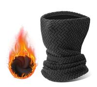 ZUUOZBYY Máscara de Invierno Polar Máscara Gruesa y cálida Pañuelo para la Cabeza A Prueba de Viento Banda para el Cuello a Prueba de frío Equipo de Ciclismo (Negra)