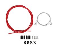 ZUUOZBYY MEROCA Kit de carcasa de cable de cambio de bicicleta Juegos de carcasa de cable de freno de bicicleta Tubo de línea de freno de bicicleta (juego de frenos rojo)