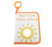 ZUUOZBYY Mi Primera Foto Libro de Recuerdos Paño Patrón Lindo Álbum de Fotos de bebé Resistente al desgarro para niños pequeños