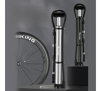 ZUUOZBYY Mini Bomba de Bicicleta, Bomba de Aire de 140 PSI, inflador portátil de Bomba de neumáticos para Bicicleta de Carretera con manómetro, se Adapta a válvulas Presta y