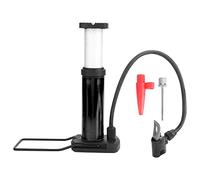 ZUUOZBYY Mini Bomba de Bicicleta de 5 Colores Bombas de pie portátiles para Motocicleta Aleación de Aluminio (Negra)