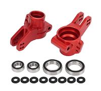 ZUUOZBYY RC Rear Hub Carrier Aluminum Alloy RC Car Upgrade Parts for 1/7 1/8 RC Cars (Roja)