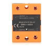 ZUUOZBYY Relé de Estado Sólido Controlador de Distribución de Energía DA Pequeño DC 3-32V a 24-480V