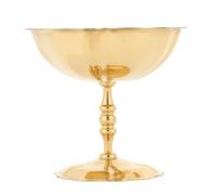 ZUUOZBYY Taza de Helado Tazón de Postre con Patas de Acero Inoxidable 304 Taza de Merienda para Postre Yogur Ensalada Pudín de Frutas Decoración de Fiesta Oro