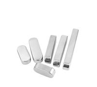 ZUVNIK Llave paralela Llaves de eje M3 M4 A2 304, llave paralela de acero inoxidable, llave de pluma de punta redonda, pasador del eje de transmisión(M4x4mm-20pcs,10mm)
