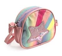Zuxbolf Bolso Bandolera para Niña,Rainbow Bolsa Pequeña Pequeño Bolso de Hombro para Niñas con Correa Ajustable,Mini Bolsas de la Princesa Bolsos de Mano Monedero Niña Regalo para Niñas 3-10 Años