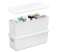 Zuxbolf Caja de Almacenamiento con Tapa, Cajas de Ordenación de Almacenaje
