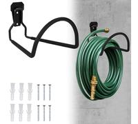 Zuxbolf Soporte Manguera Jardin,2 Piezas Soporte para Manguera de Jardín de Montaje en Pared Antioxidante Colgador de Manguera Jardin Resistente para Exterior Manguera de Jardín Cables de Extensión