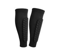 Zuzer 1 Par Spinilleras Futbol para Niños,Espinilleras Fútbol Calcetines Elásticas para Fútbol Baloncesto Voleibol