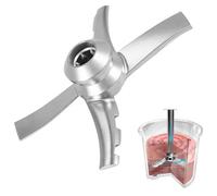 Zuzer Cuchillas de Repuesto Compatible con Ninja NC301, NC299, CN301CO, NC299AM, Juego de Cuchilla Mezcladora de Acero Inoxidable para Accesorios de Máquina de Helados Ninja CREAMi