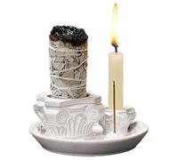 Zuzer Quemador de Incienso de Ceramica 4 en 1 Soporte para Incienso,Soporte de Incienso,Porta Incienso para Dormitorios,Salas de Meditación,Oficina,Yoga