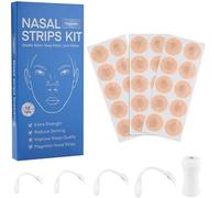 ZUZHUO Nasal Sticker (30 pezzi), Nasal sticker anti-russo, Nasal sticker per il sonno, espansore, Nasal sticker magnetico, anti-russo, miglioramento del sonno