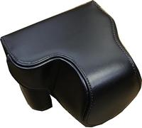ZV-E1 Funda, Zakao Funda protectora de piel sintética para cámara con diseño de trípode compatible con Sony Alpha ZV-E1 28-60 mm lente con correa para el cuello y hombro, Black, Estuche de belleza