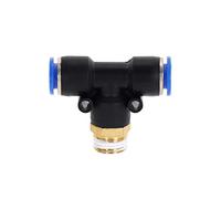 ZVALIEVYE Conector de Aire Neumático para Conexión Deua Pulverizada, Conector Pc/Pcf/Pl/Plf, Rosca de 4 Mm, 6 Mm Y 8 Mm, Conector de Tubería Recto de 1/8", 1/4", 3/8" Y 1/2", Conector Rápido de Tuberí