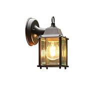 ZVALIEVYE Estilo Americano Retro Al Aire Libre Impermeable E27 Lámpara de Pared Jardín Puerta Aplique Patio Pasillo Villa Residencial Balcón Accesorios de Iluminación Moderno Minimalista Linterna de V