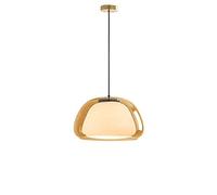 ZVALIEVYE Lámpara Colgante de Estilo Minimalista Moderno, Lámpara de Araña de un Solo Cabezal con Fuente de Luz E27, Pantalla de Cristal, Iluminación para Dormitorio Y Restaurante, Color Transparente,