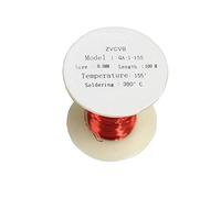 ZVCVB - Cable magnético de alambre de cobre esmaltado (0,5 x 100 m) (rojo)