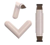 ZVD Juego De Delineador De Ojos En Gel, El Último Sello Delineador De Ojos Plegable, Sello De Doble Cabeza, Herramienta De Maquillaje De Modelado Rápido Para Principiantes (Marrón-1PC)