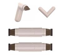 ZVD Juego De Delineador De Ojos En Gel, El Último Sello Delineador De Ojos Plegable, Sello De Doble Cabeza, Herramienta De Maquillaje De Modelado Rápido Para Principiantes (Marrón-2PC)