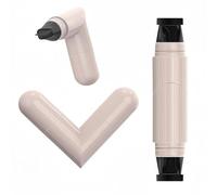 ZVD Juego De Delineador De Ojos En Gel, El Último Sello Delineador De Ojos Plegable, Sello De Doble Cabeza, Herramienta De Maquillaje De Modelado Rápido Para Principiantes (Negro-1PC)