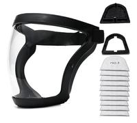 ZVD MáScara de Cara Completa Protectora Reutilizable, Equipo de ProteccióN Integral para Adultos (Unisex), Antivaho y AntiestáTico Escudo Facials de Seguridad para JardineríA (Mascarilla)